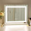 Caddy Prestano Rectangle LED Metal Mirror