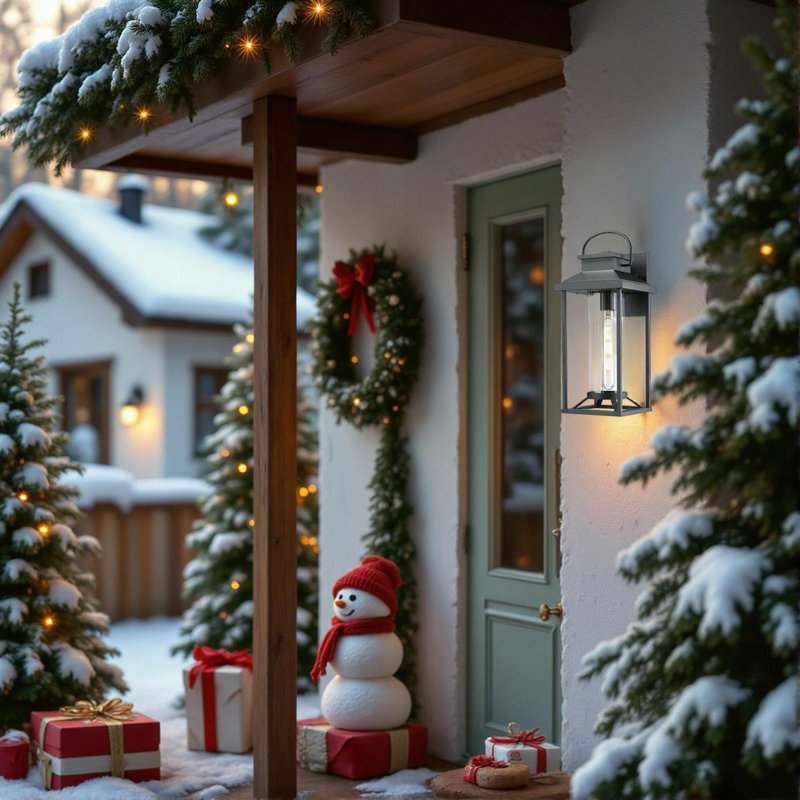 Outdoor Porch Lights, Textured Black Exterior Lighting Fixtures Wall Mount, Modern Outdoor Wall Sconce Lantern For House, Front Porch, Anti-Rust Waterproof Outdoor Garage Lights For Coach (2 Pack)