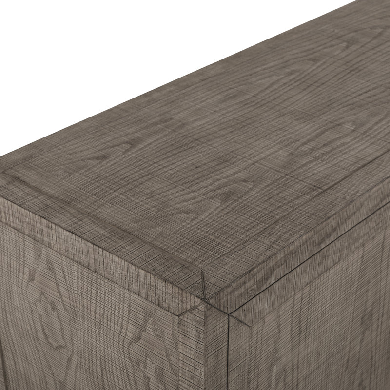 Commode 6 tiroirs Bustamante, Gris