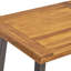 Ensemble repas d'extérieur - table Della en bois d'acacia de qualité supérieure et chaises en osier avec coussin crème pour une expérience culinaire confortable, convient aux grands rassemblements (1 table + 6 chaises)
