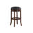 Ingra Swivel Upholstered Counter Stool with Solid Wood Frame-567782287