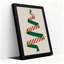 Art mural sur toile rouge et vert-1481020718