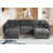 Polyester gris foncé