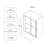 5476 Inch Double Sliding Matte Black Shower Enclosure, 8Mm Tempered Glass With Nano Clean & -Proof, Adjustable Soft Closing For Bath Bathroom Door Black, Easy , Space