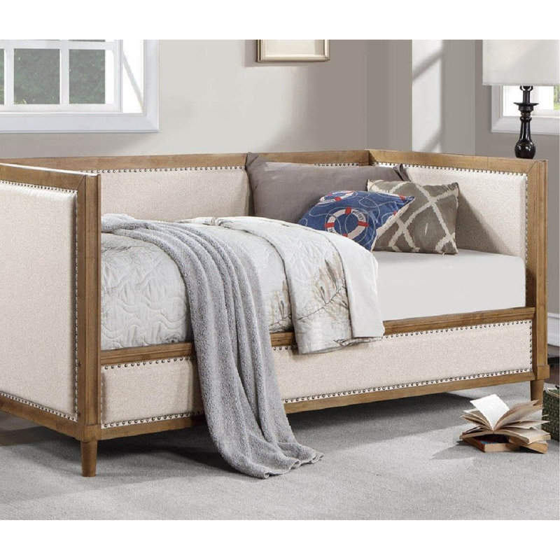 Lit de jour en tissu rembourré 1pc