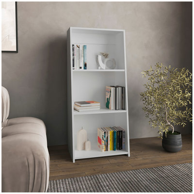 Bibliothèque Piney, bureau, blanc