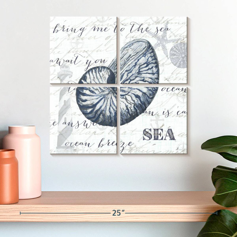 Brampt Indigo Shell II, 18" H x 18" W