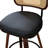Cicero 25.59" Seat Height Swivel PU Faux Leather Bar Stools With Cane Back For Counter Height-207102303-207102289