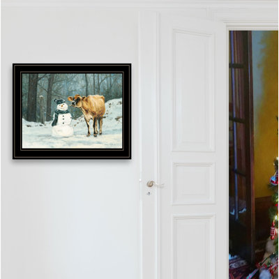 «Well Hello There», art mural encadré pour le salon, impression murale par Bonnie Mohr