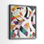 ABSTRACT Series LXVIII - Reproduction encadrée de qualité supérieure - prête à être accrochée - aucun clou requis - aucun clou requis-2086733544-2086733548