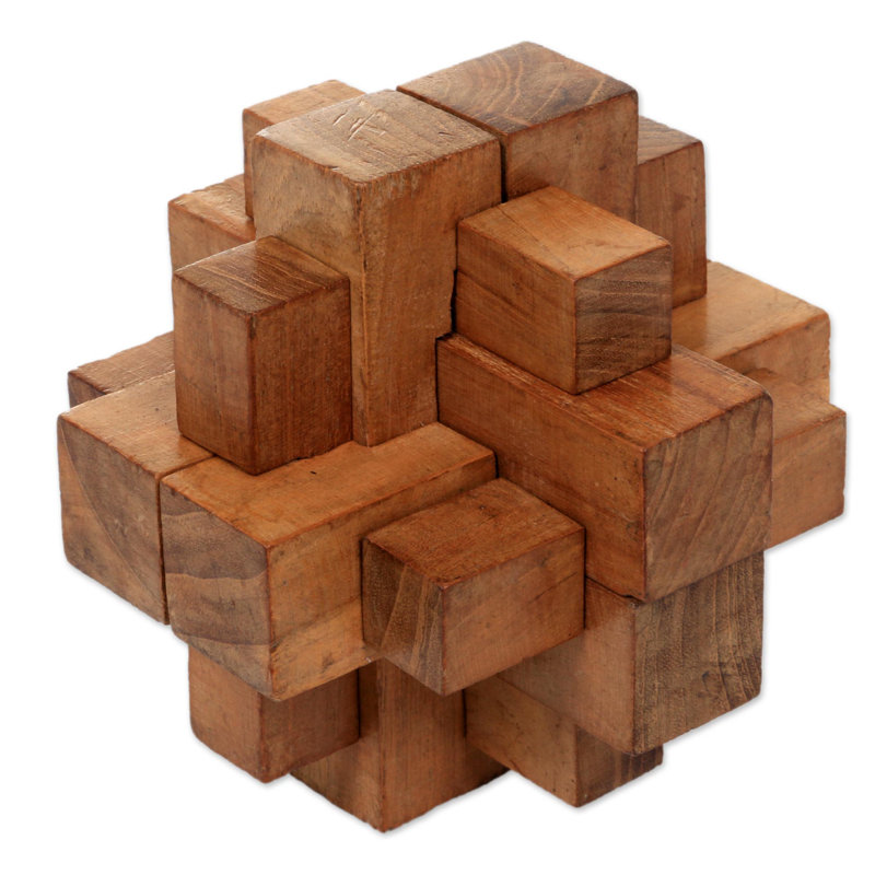 Sculpture de puzzle teck n’oubliez pas Treadway