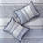 7 Piece Jacquard Comforter Set Navy
