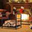 Aminat 40cm W Metal Log Rack