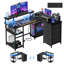 L-Shaped Metal Base Computer Desk-349137812-349137814