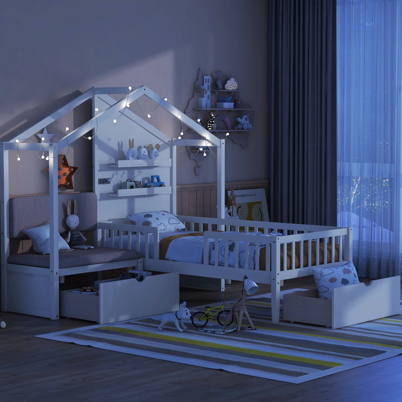 Lit plateforme 67,03 po Morrisville, Blanc