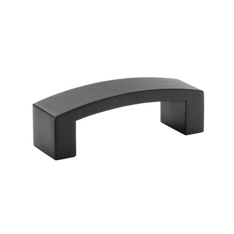 Bauhaus 3" Center to Center Arch Pull, Bright Chrome, 4"
