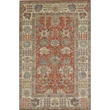 Traditional One-of-a-Kind Rectangle 6' X 9'3" Hand Knotted Area Rug
