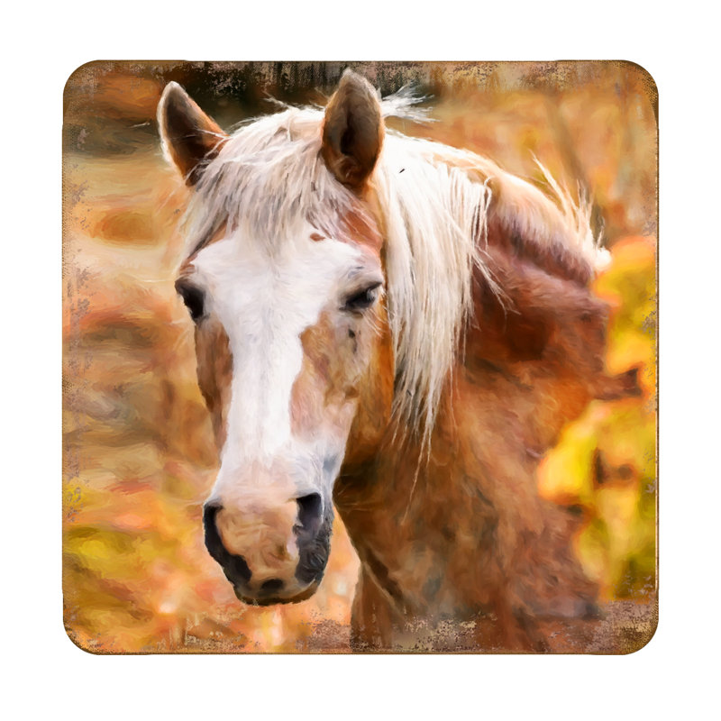 Sous-verre cheval