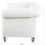 White 83.94" Rolled Arm 3 Couch. Conforms To Us Tb117 Standard. Deep Pull Buckles Arranged Staggeredly For Even . Birch Legs With Paint Seal Easily Wipe Stains. Solid Wood & Plywood Internal