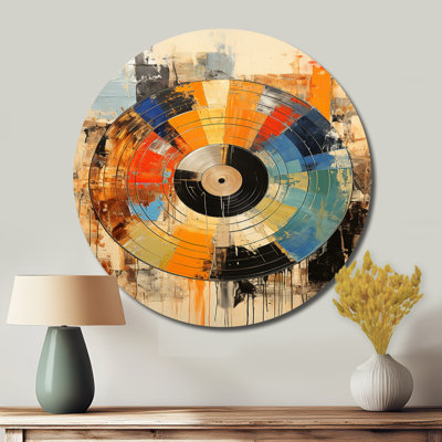 Crystaline - Fashion Round Metal Art