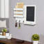 Wall Organiser With Key Hooks//Chalkboard/Mail Storage-1779814852