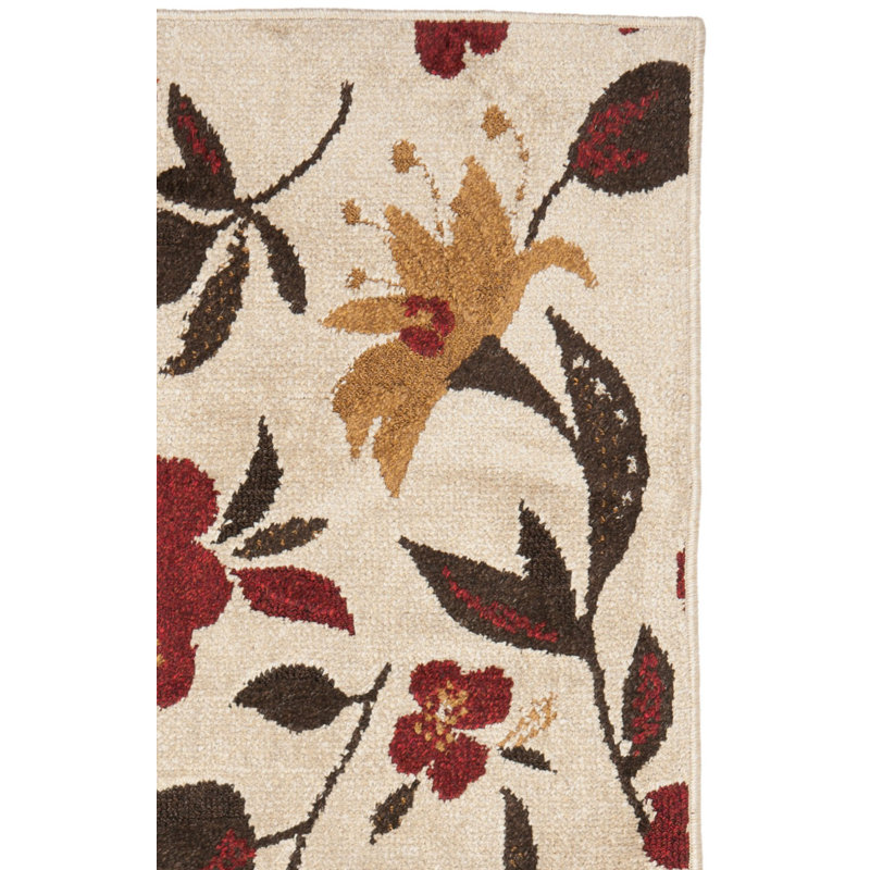 Cohe Kashmir Performance Floral Rug, Rectangle 8' x 10'