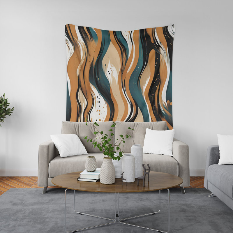 Tapisserie murale, H 60 po x l 51 po x P 0,5 po