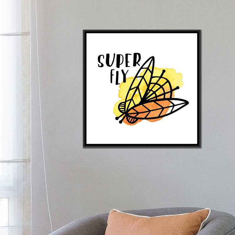 « debuggy out iv », impression sur toile tendue, H 18 po x l 18 po x P 1,5 po, Toile avec cadre noir, Pas de tapis