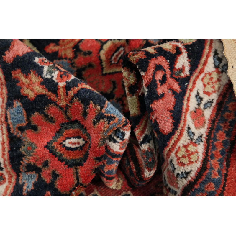 Tapis traditionnel à teinture végétale antique 10 x 13