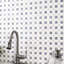 Loredana Array 12 in. x 12 in. Polished Marble Mosaic Floor and Wall Tile