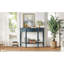Console Trexm Farmhouse en demi-lune avec tiroir et tablette rustique-124923095