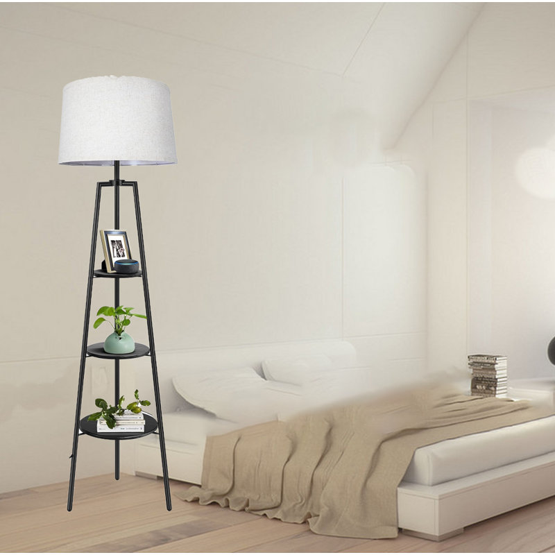 Tripod Floor Lamp Bracket, Gloss