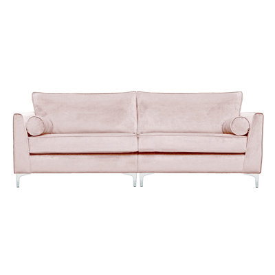 Giancarlo 4 Seater Velvet Sofa