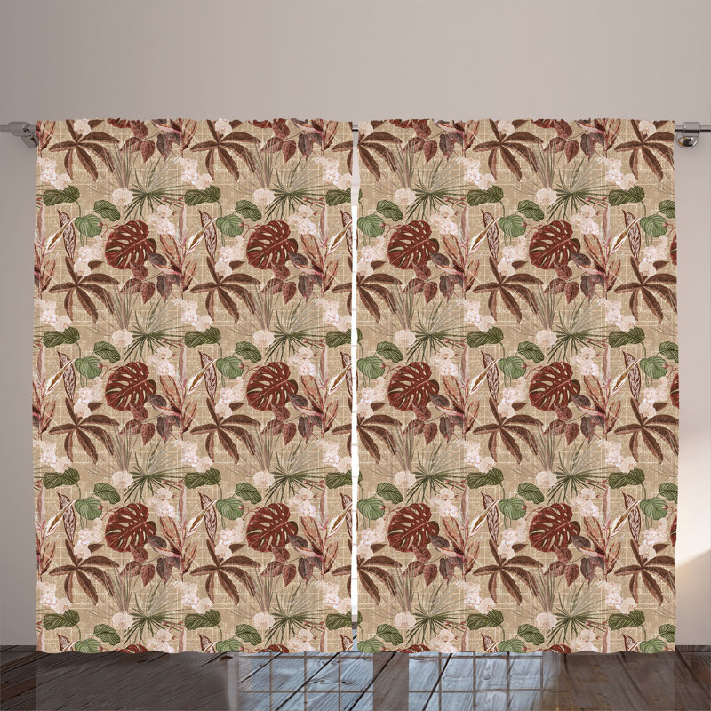 Semi Sheer Curtain Pair
