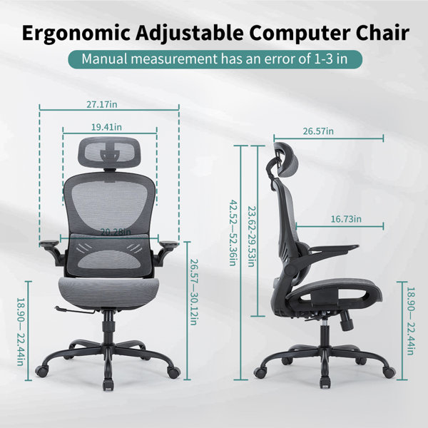 Inbox Zero Ergonomic Task Chair with Headrest, Dynamic Lumbar Support and  3D Armrests for gaming & Reviews