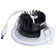 10 Watt LED Direct Wire Downlight Remote Driver CCT Selectable Dimmable Round Black Finish