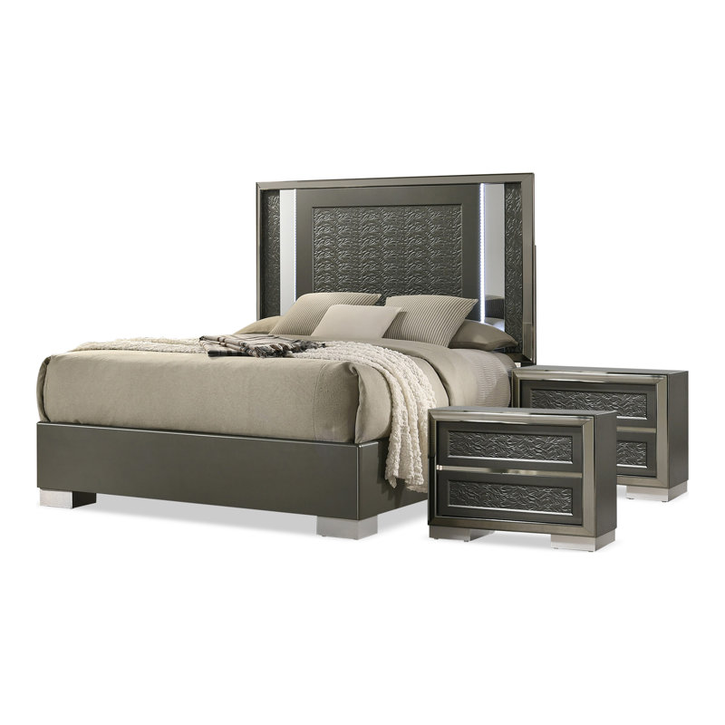 Rivington 3-Piece Bedroom Set, Très grand