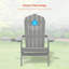 Chaise Adirondack pliante en résine en plastique Adirondack-70114146