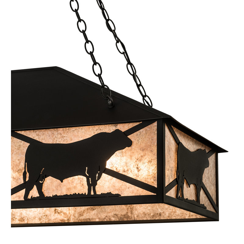 Luminaire suspendu linéaire 9 lumières pour table de billard