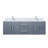 Geneva 60" Wall-Mounted Double Bathroom Vanity Set-87285961-112899376