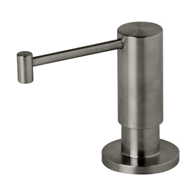 Contemporary Soap/Lotion Dispenser, Antique Pewter