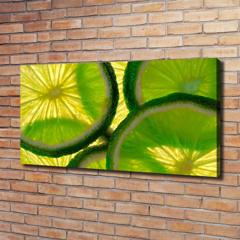 Lime - Wrapped Canvas Print