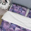 Ensemble de housse de couette mauve Midcentury Triangle-109175006