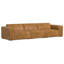 Rex 122" Genuine Leather Modular Sofa-98738258