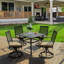 Chaise de terrasse avec coussin MEooem