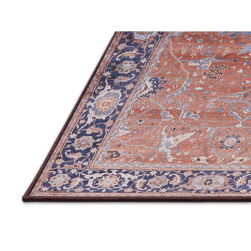 Tapis brun à motif oriental, Rectangle 8 pi x 12 pi