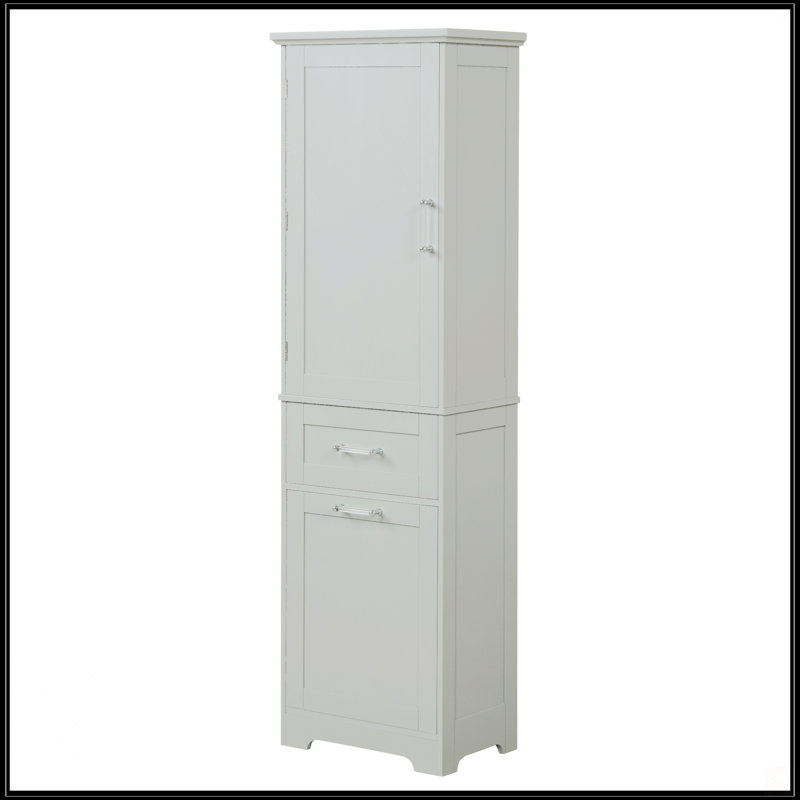 Grande armoire de rangement pour salle de bain, Grey