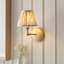 Wood Wing Armed Sconce