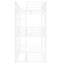 Lit superposé simple au-dessus de garde-corps triple en métal avec construction à bruit réduit, peu encombrant pour les chambres d'amis des petits appartements, structure robuste et durable avec design-130149942