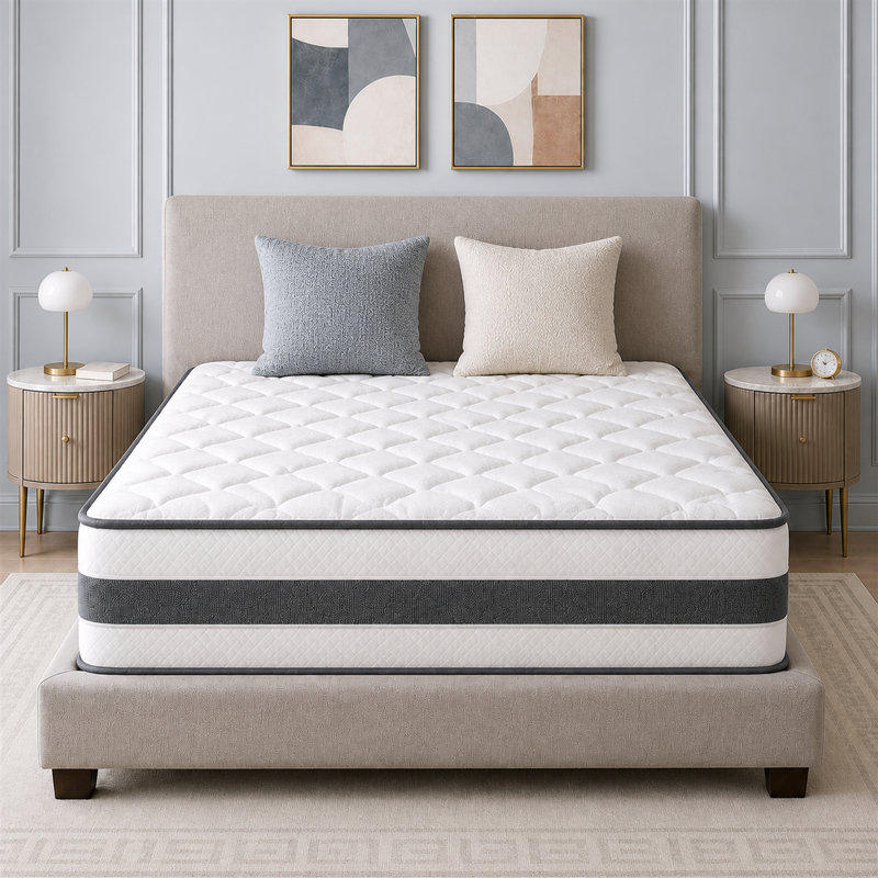 YINIX Pocket Sprung 1000 Mattress, Double